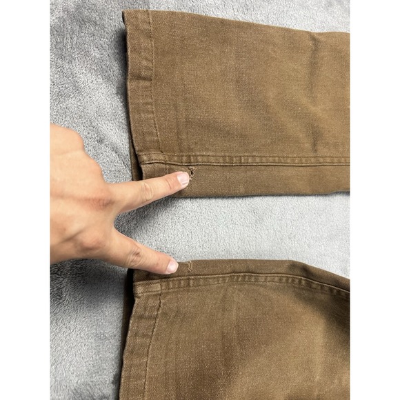 Taylor Stitch Jeans Men's‎ 30x35 Brown Button Fly Hemp Blend - Picture 10 of 10